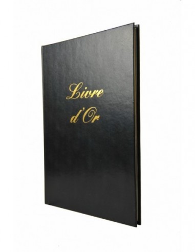 Livre d'or restauration PVC Noir 148 pages