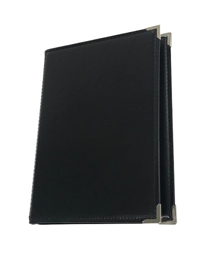 CHINON Bill Holder with Stainless Steel Tray - Black