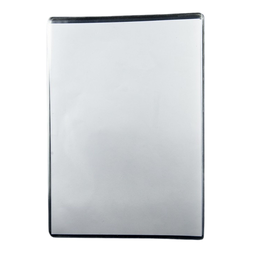 10 Transparent Cover A4 for elastic Menu Cover - Crystal PVC