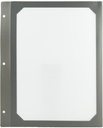 10 Transparent Cover A4 - Grey Polypro