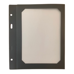 [509040] 10 Transparent Cover A5 - Grey Polypro