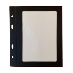 [509034] 10 Transparent Cover A5 - Black Premium Paper